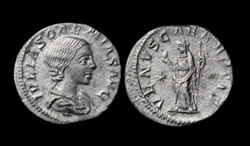 Julia Soaemias, Denarius, Venus standing reverse